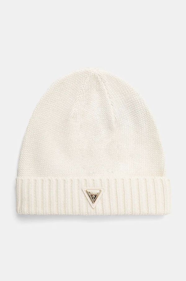 Guess Kapa s primesjo volne Guess BEANIE bež barva, V4BZ08 Z39B0