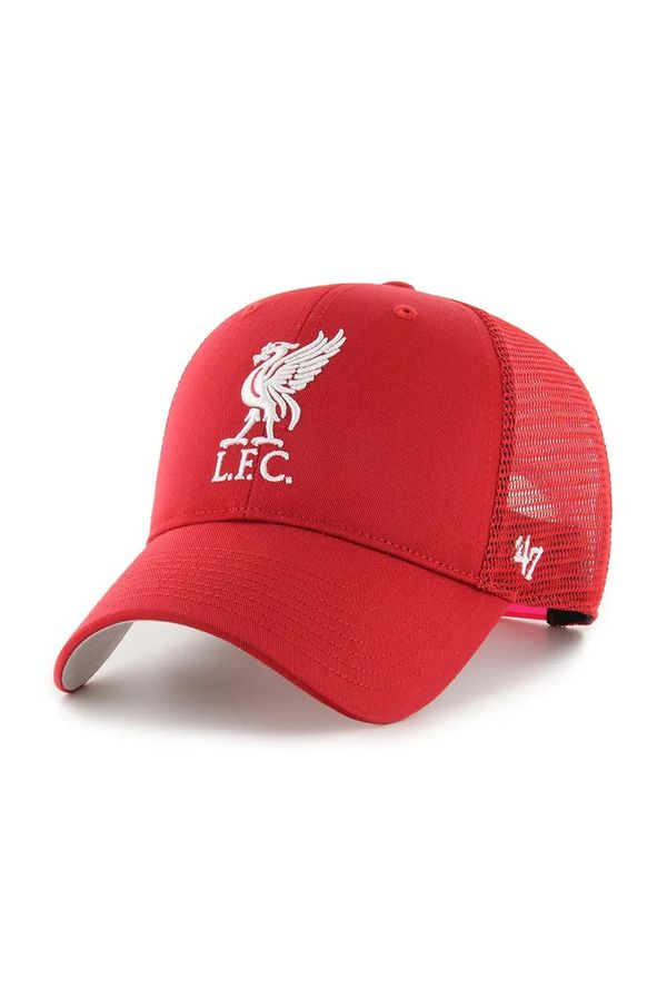 47 brand Kapa s šiltom 47 brand Liverpool FC rdeča barva, EPL-BRANS04CTP-RDB