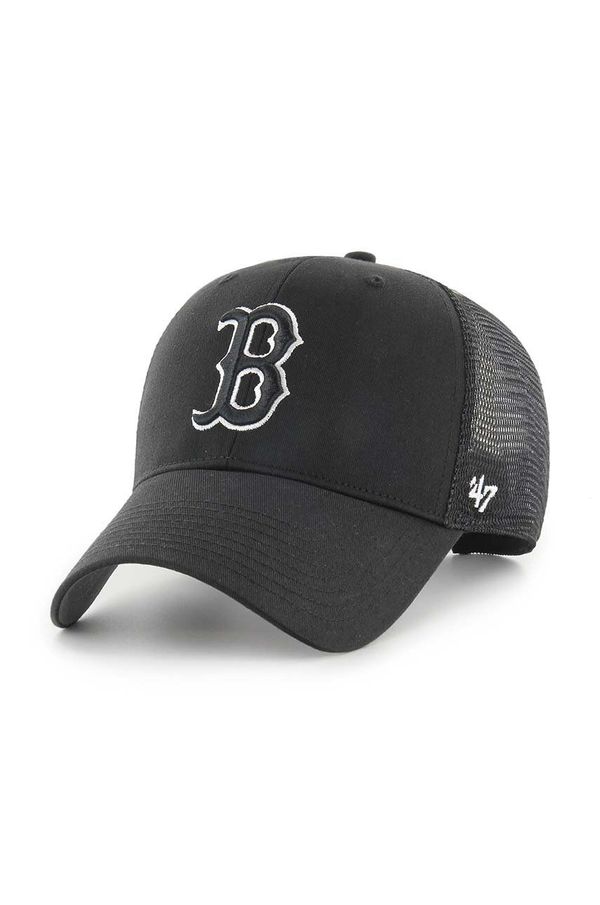 47 brand Kapa s šiltom 47 brand MLB Boston Red Sox črna barva, B-BRANS02CTP-BKD