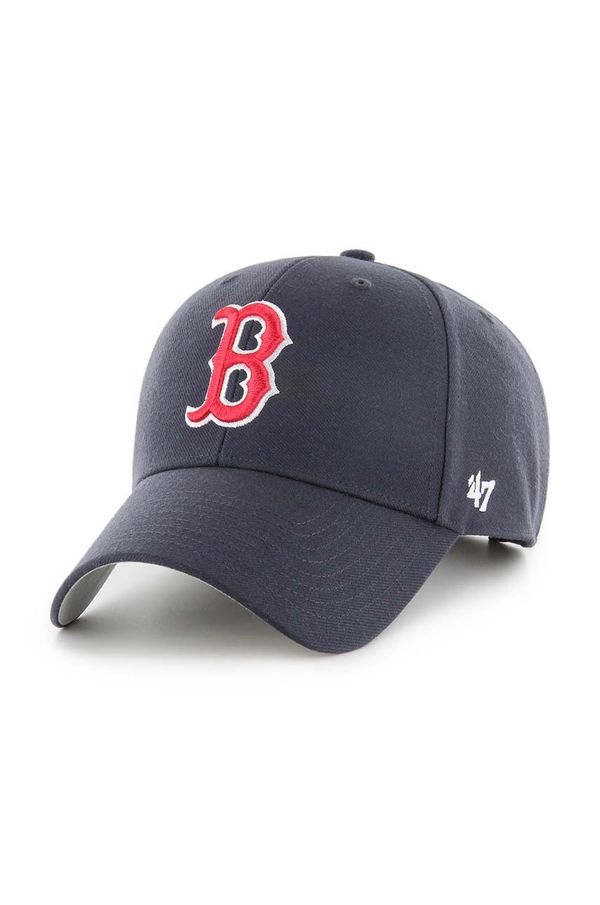 47 brand Kapa s šiltom 47 brand MLB Boston Red Sox mornarsko modra barva, B-MVP02WBV-NYM