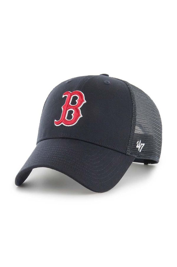 47 brand Kapa s šiltom 47 brand MLB Boston Red Sox mornarsko modra barva, BCWS-BRSRS02CTP-NY04