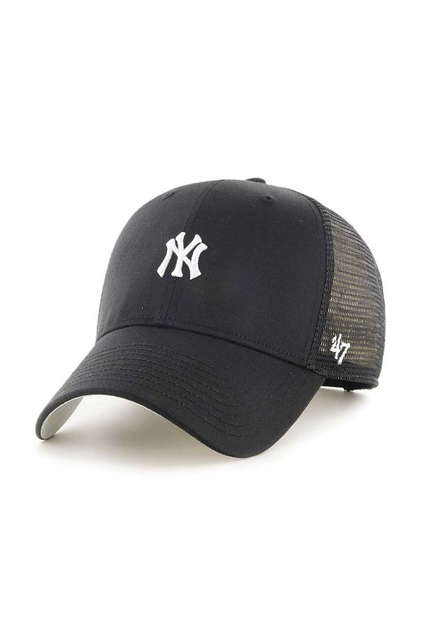 47 brand Kapa s šiltom 47 brand MLB New York Yankees črna barva B-BRNMS17CTP-BK