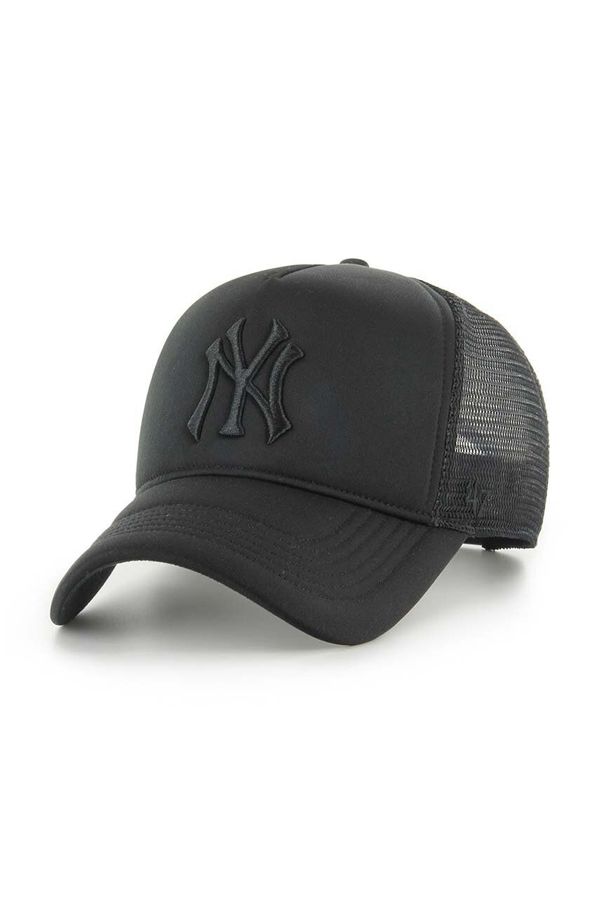 47 brand Kapa s šiltom 47 brand MLB New York Yankees črna barva, B-TRTFM17KPP-BK