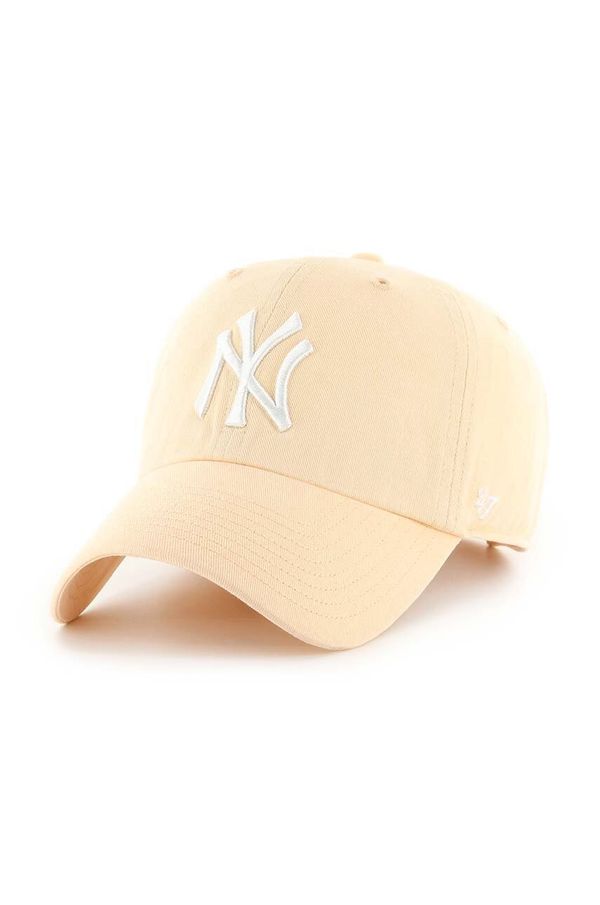 47 brand Kapa s šiltom 47 brand MLB New York Yankees oranžna barva, B-NLRGW17GWS-AF