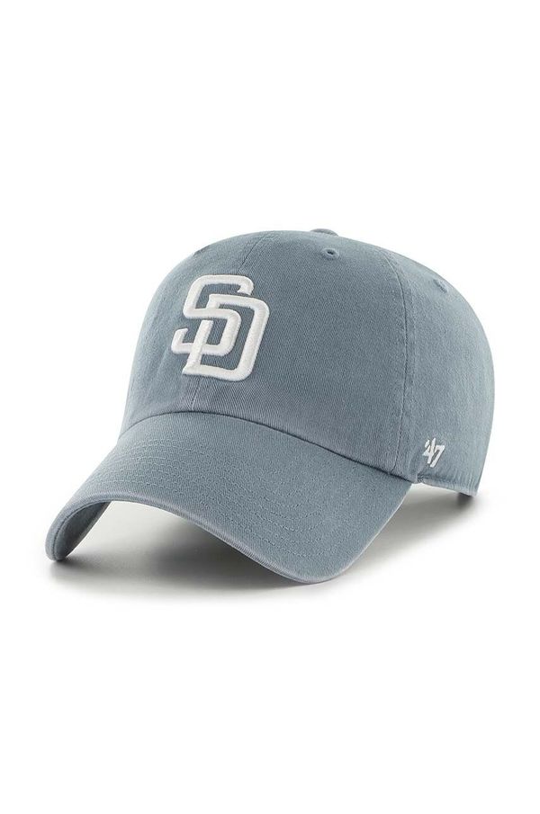 47 brand Kapa s šiltom 47 brand MLB San Diego Padres siva barva, B-NLRGW21GWS-S0