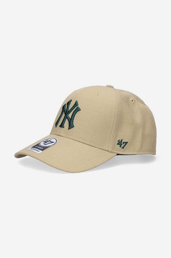 47 brand Kapa s šiltom 47 brand New York Yankees bež barva