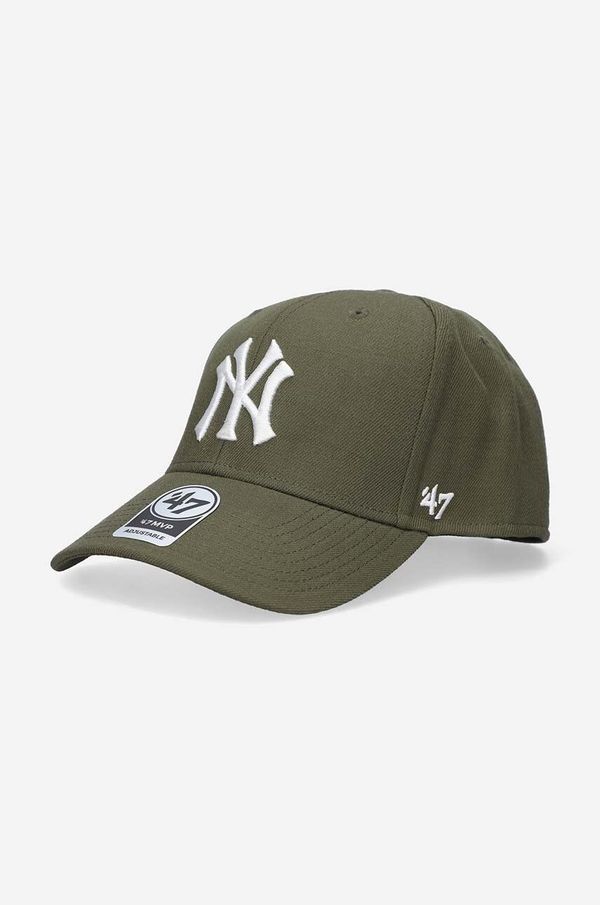 47 brand Kapa s šiltom 47 brand New York Yankees zelena barva