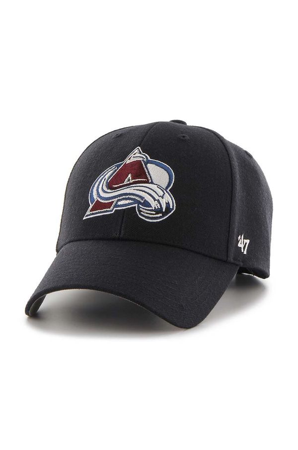 47 brand Kapa s šiltom 47 brand NHL Colorado Avalanche mornarsko modra barva, H-MVP16WBV-NY