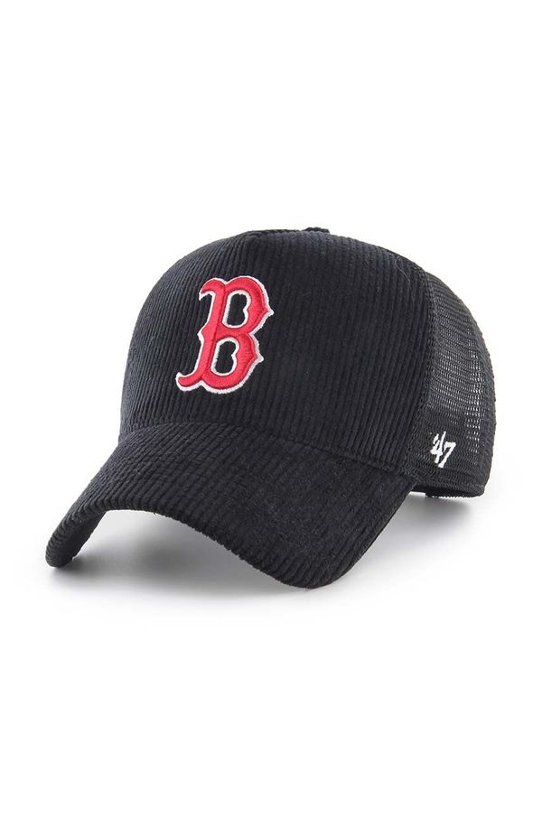 47brand Kapa s šiltom 47brand MLB Boston Red Sox črna barva
