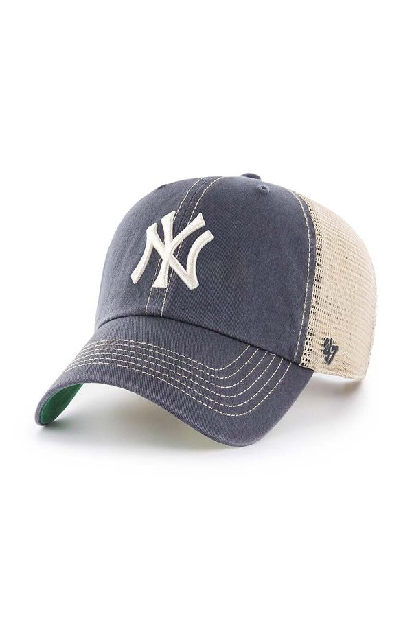 47brand Kapa s šiltom 47brand MLB New York Yankees mornarsko modra barva