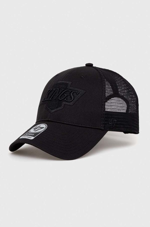 47brand Kapa s šiltom 47brand NHL Los Angeles Kings črna barva