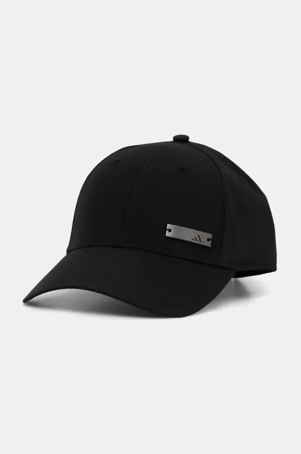 adidas Kapa s šiltom adidas BB CAP LT MET črna barva, JE5653