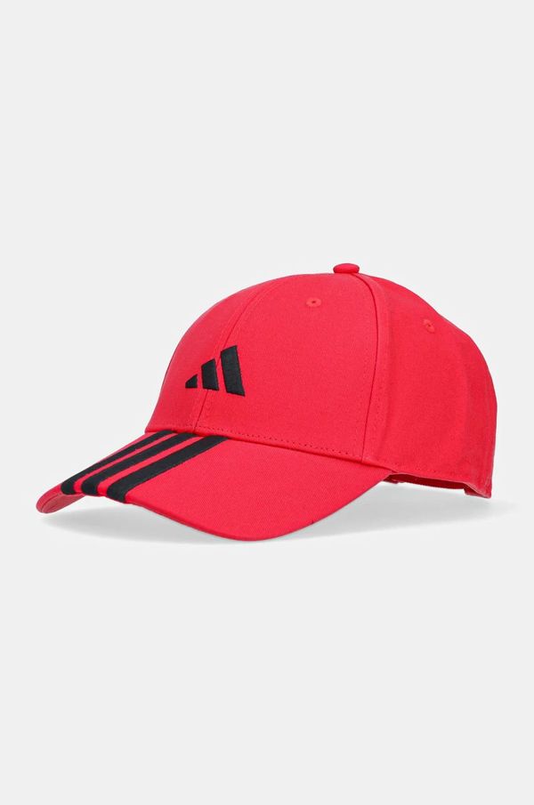 adidas Kapa s šiltom adidas BBALL 3S CAP NL rdeča barva, JP0387