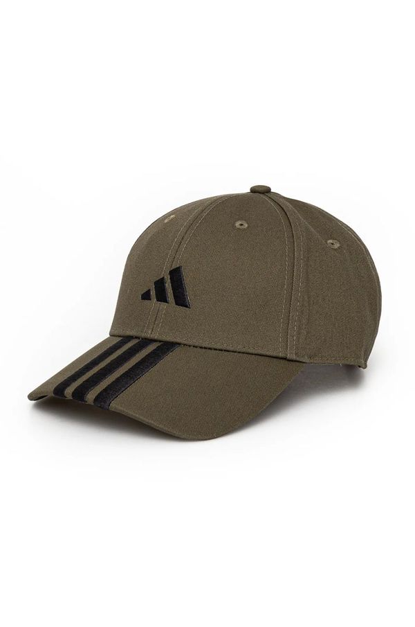 adidas Kapa s šiltom adidas BBALL 3S CAP NL zelena barva, JP0386