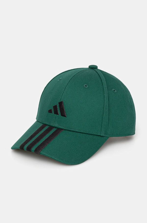 adidas Kapa s šiltom adidas BBALL 3S CAP NL zelena barva, JP0388