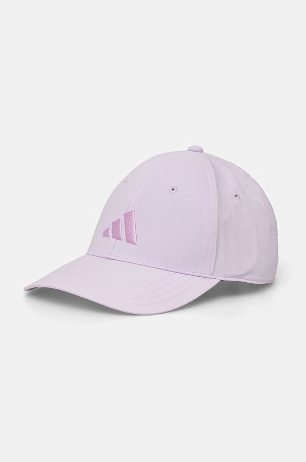 adidas Kapa s šiltom adidas BBCAP LT NL vijolična barva, JN2413