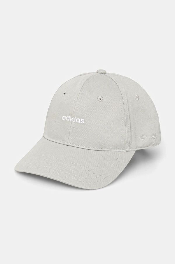 adidas Kapa s šiltom adidas Essentials siva barva, JG5851