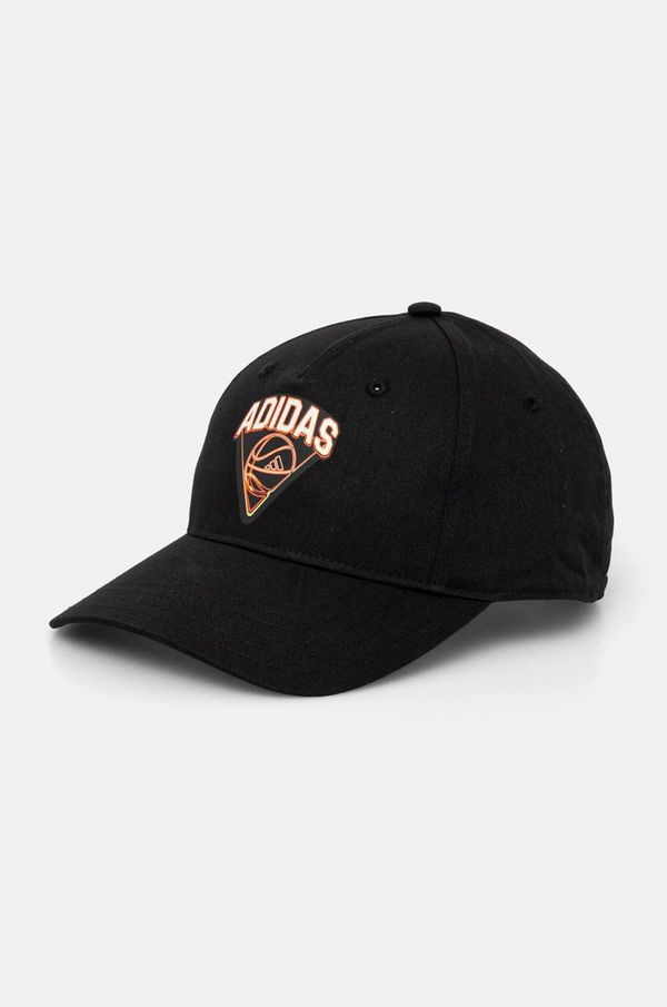 adidas Kapa s šiltom adidas HOOPS CAP črna barva, JE3775