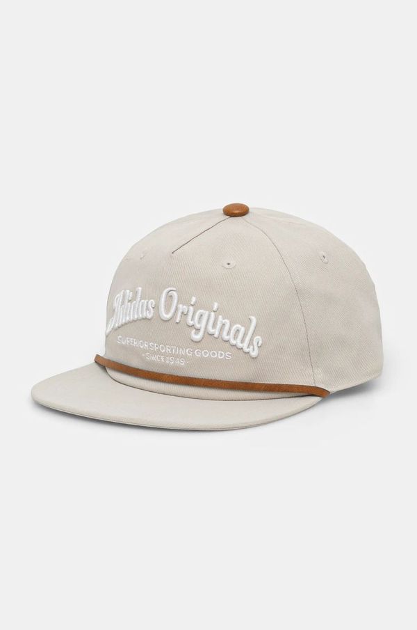 adidas Originals Kapa s šiltom adidas Originals FLATBRIM bež barva, JD0996
