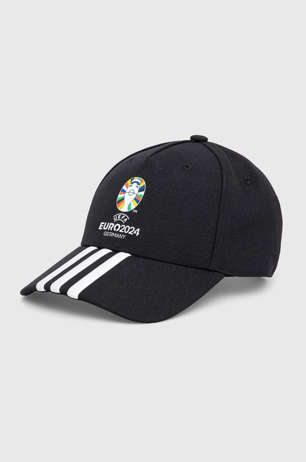 adidas Performance Kapa s šiltom adidas Performance Euro 2024 črna barva, IT3313