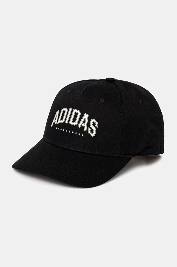 adidas Kapa s šiltom adidas U VARSITY CAP črna barva, JP4818
