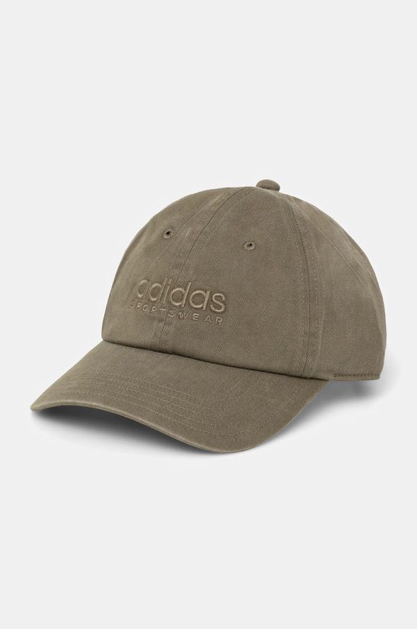 adidas Kapa s šiltom adidas zelena barva, JF6041