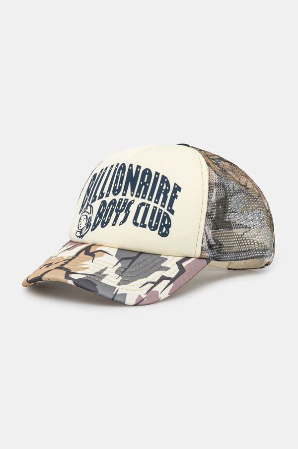 Billionaire Boys Club Kapa s šiltom Billionaire Boys Club Camo Arch Logo Trucker zelena barva, B24142