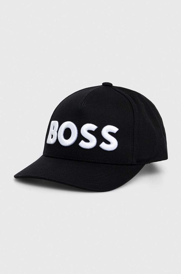 Boss Kapa s šiltom BOSS črna barva