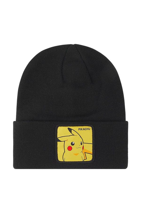 Capslab Kapa s šiltom Capslab X Pokemon črna barva