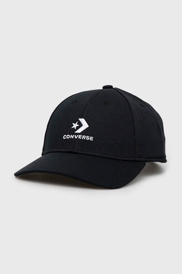 Converse Kapa s šiltom Converse črna barva