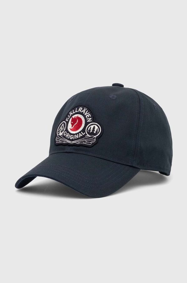 Fjallraven Kapa s šiltom Fjallraven Classic Badge Cap F86979 555 mornarsko modra barva