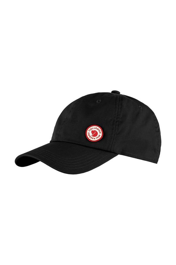 Fjallraven Kapa s šiltom Fjallraven Fjällräven Logo Cap črna barva, F13100181.550