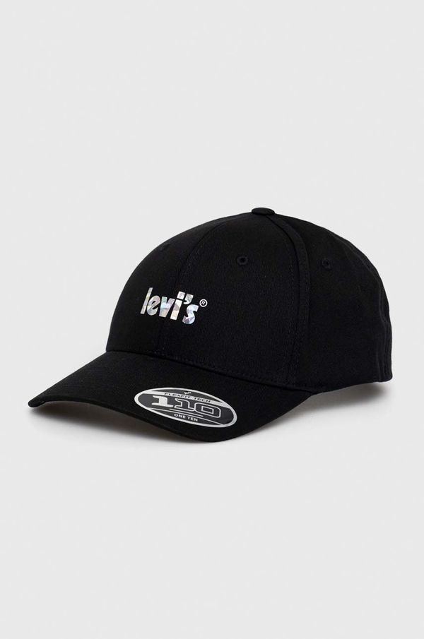 Levi's Kapa s šiltom Levi's črna barva
