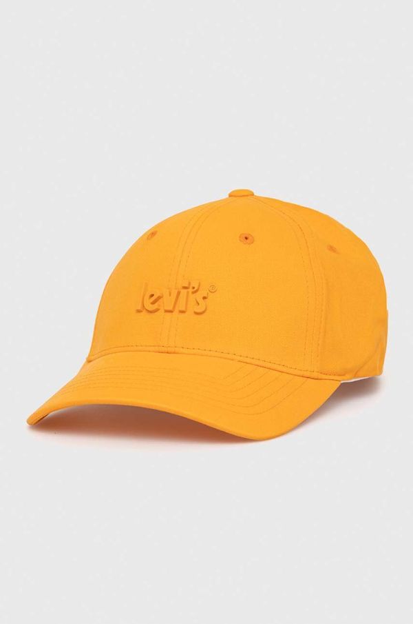 Levi's Kapa s šiltom Levi's oranžna barva