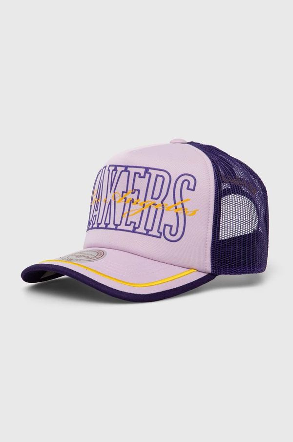 Mitchell&Ness Kapa s šiltom Mitchell&Ness Los Angeles Lakers vijolična barva, HHSS7656-LALYYPPPPURP