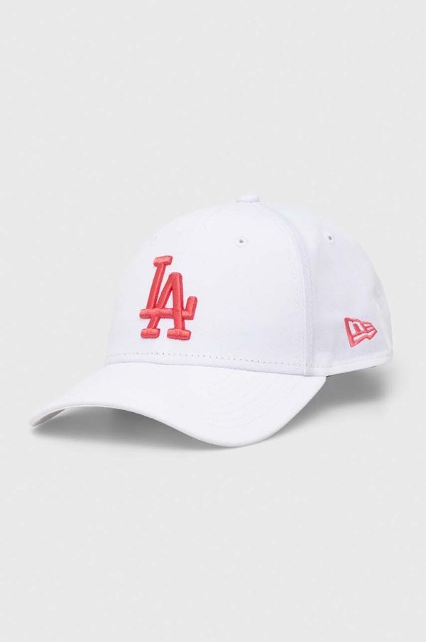 New Era Kapa s šiltom New Era bela barva, LOS ANGELES DODGERS