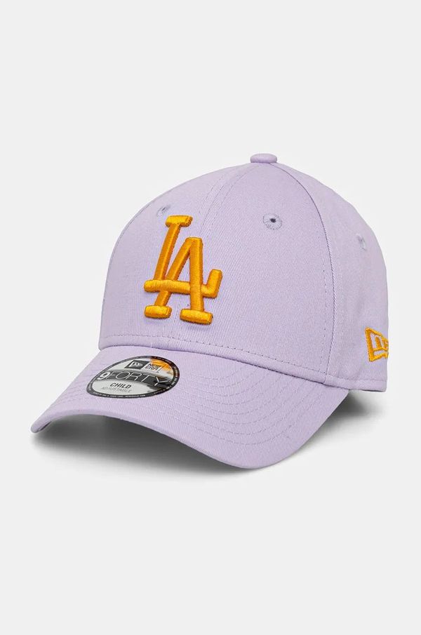 New Era Kapa s šiltom New Era LOS ANGELES DODGERS vijolična barva, 60565565