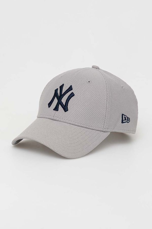 New Era Kapa s šiltom New Era siva barva, NEW YORK YANKEES