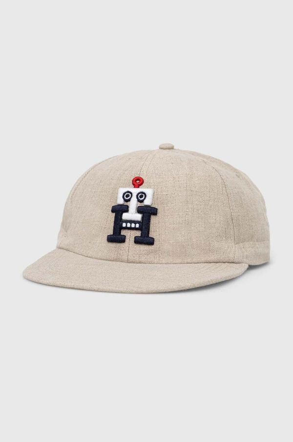 Tommy Hilfiger Kapa s šiltom Tommy Hilfiger bež barva