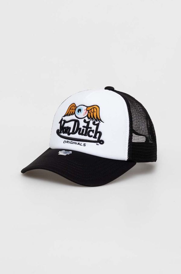 Von Dutch Kapa s šiltom Von Dutch bela barva