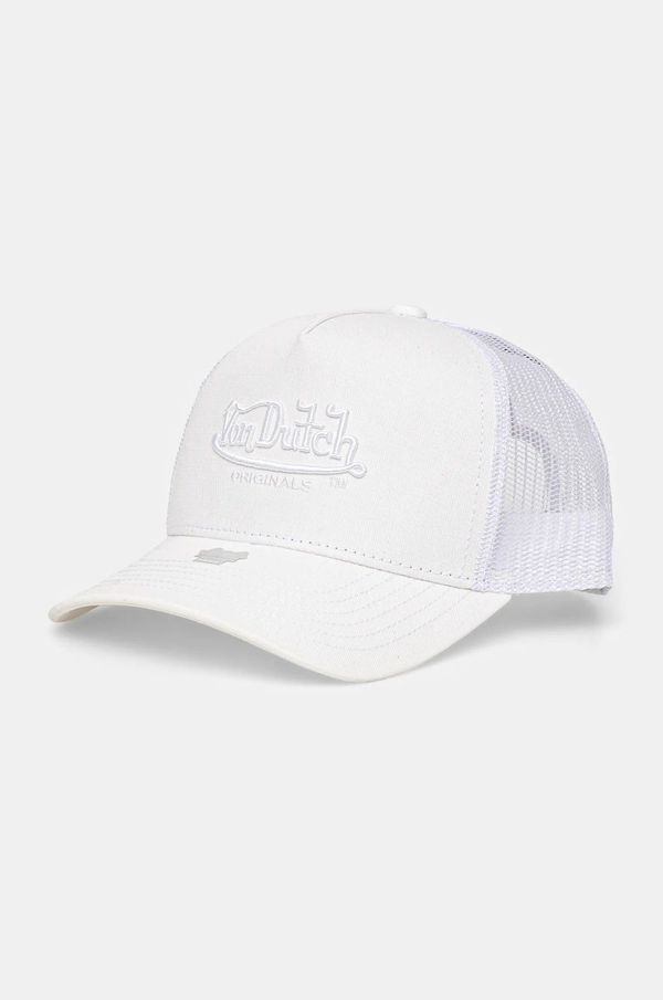 Von Dutch Kapa s šiltom Von Dutch bela barva, 7030830