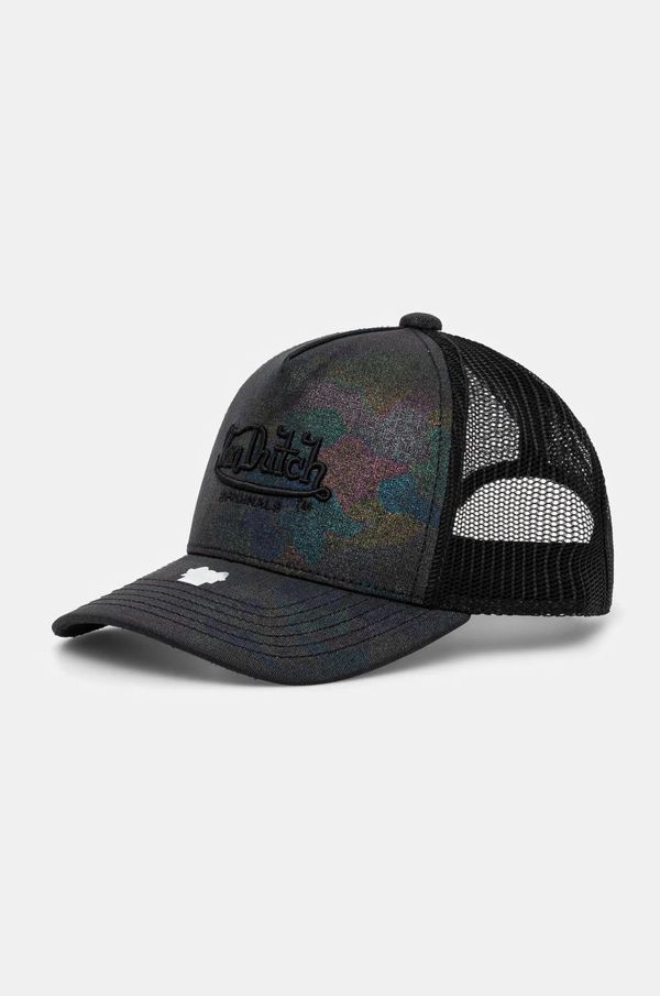 Von Dutch Kapa s šiltom Von Dutch črna barva, 7030833