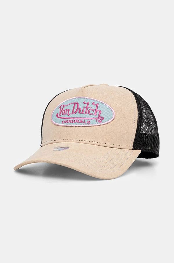 Von Dutch Kapa s šiltom Von Dutch TRUCKER BOSTON bež barva, 7030483