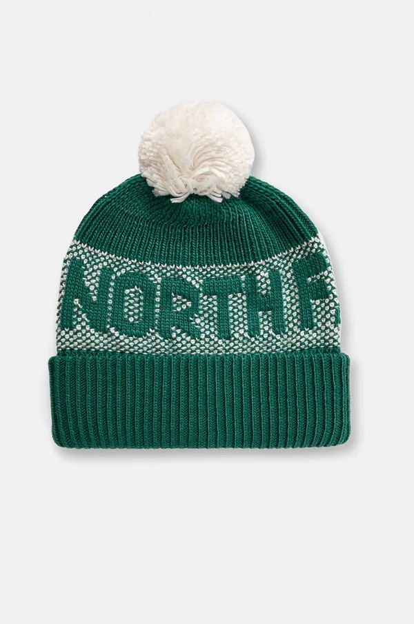The North Face Kapa The North Face Retro Cabin Beanie zelena barva, NF0A88QW84O1