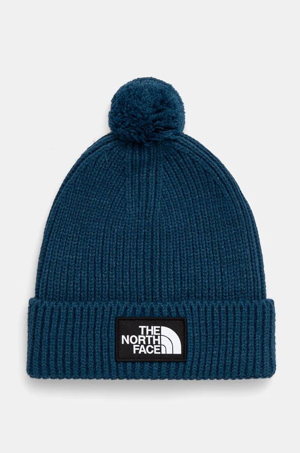 The North Face Kapa The North Face TNF Logo Box Pom Beanie turkizna barva, NF0A3FN31NO1