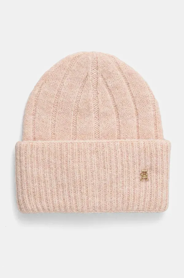 Tommy Hilfiger Kapa Tommy Hilfiger roza barva, AW0AW16630