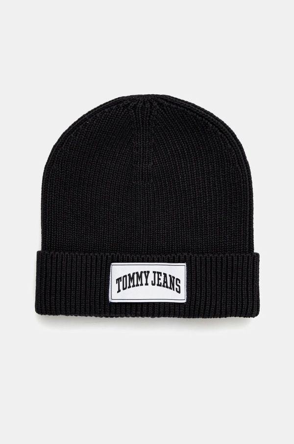 Tommy Jeans Kapa Tommy Jeans črna barva, AW0AW16993