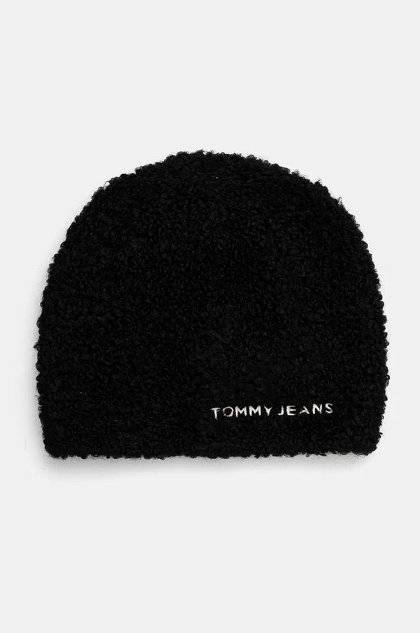 Tommy Jeans Kapa Tommy Jeans črna barva, AW0AW17058