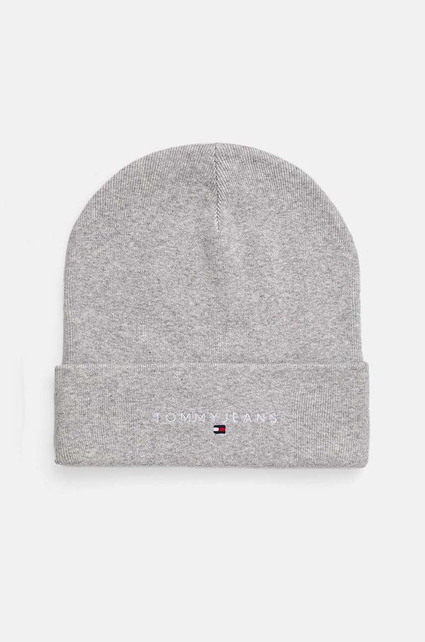 Tommy Jeans Kapa Tommy Jeans siva barva, AM0AM12896