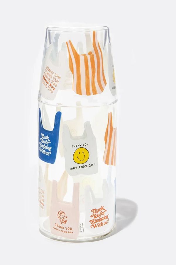 DOIY Karafa s steklom DOIY Corner Shop Jar & Glass